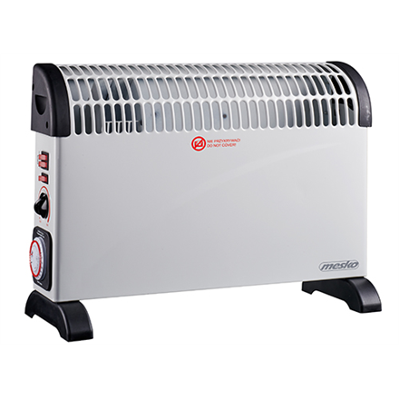 Mesko Convector Heater with Timer and Turbo Fan MS 7741w 2000 W, Number of power levels 3, White