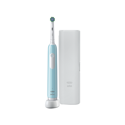 Oral-B Electric Toothbrush with Travel Case Pro Series 1 Rechargeable, For adults, Number of brush heads included 1, Caribbean Blue, Number mutes higiēnai