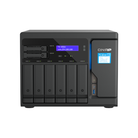 QNAP TS-855X-8G 8 Bay tower NAS Intel