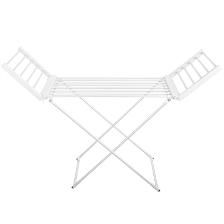 Adler Foldable electric clothes drying rack  AD 7821 220 W, Silver/White, IP22 gludināmais dēlis, veļas žāvētājs