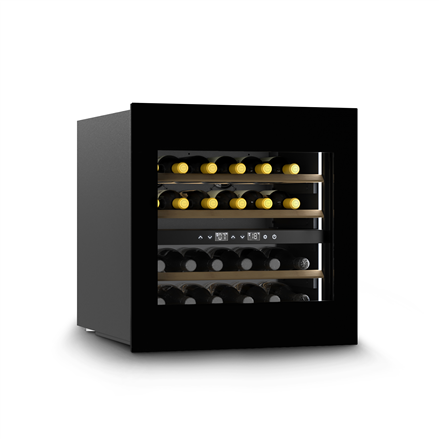 Caso | Wine Cooler | WineDeluxe WD 24 | Energy efficiency class F | Built-in | Bottles capacity 24 | Cooling type | Black 07713 (40384370771 Vīna skapji