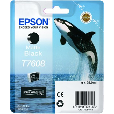 Ink Epson Singlepack Matte Black | SureColor SC-P600 kārtridžs