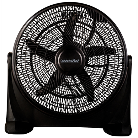 Mesko Fan MS 7330 Velocity floor, Number of speeds 3, 180 W, Oscillation, Diameter 50 cm, Black Klimata iekārta