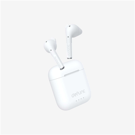 Defunc Earbuds True Talk Built-in microphone, Wireless, Bluetooth, White austiņas