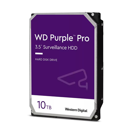 Western Digital Purple Pro 3.5" 10000 GB Serial ATA III cietais disks