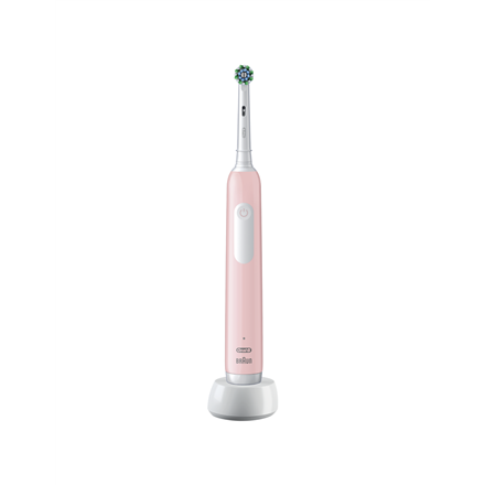 Oral-B Electric Toothbrush Pro Series 1 Cross Action Rechargeable, For adults, Number of brush heads included 1, Pink, Number of teeth brush mutes higiēnai