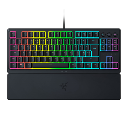 Razer Ornata V3 Tenkeyless RGB LED light, US, Wired, Black, Mechanical Gaming keyboard klaviatūra