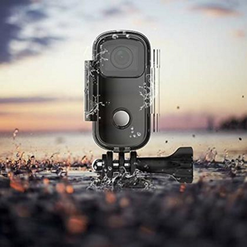 SJCam C100 Mini HD Soc tīklu Aktivitāšu un Sporta kamera 30m Magnētisku korpusu Wi-Fi Live režīmu Melna sporta kamera