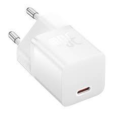 Mini wall charger Baseus GaN5 30W (white) iekārtas lādētājs