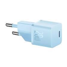 Mini wall charger Baseus GaN5 20W (blue) iekārtas lādētājs