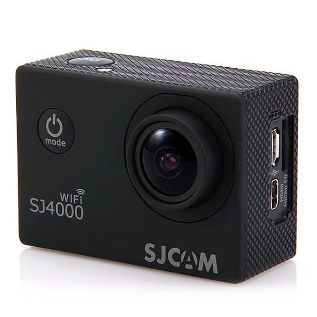 SJCam SJ4000 Ūdendroša 30m Sporta Kamera 12MP 170 grādi 1080p HD 30fps 2.0" LCD ekrāns Melna sporta kamera
