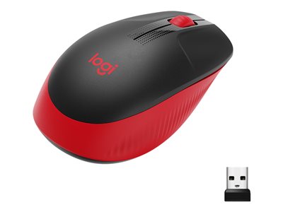 LOGI M190 Full-size wireless mouse RED Datora pele