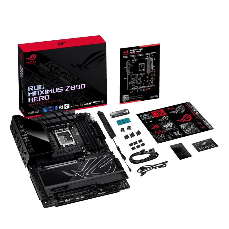 ASUS ROG MAXIMUS Z890 HERO Intel Z890 LGA 1851 (Socket V1) ATX pamatplate, mātesplate