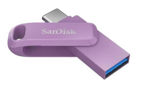 SanDisk Ultra Dual Drive Go USB Type- C, Lavender, Global, EAN: 619659204334 USB Flash atmiņa