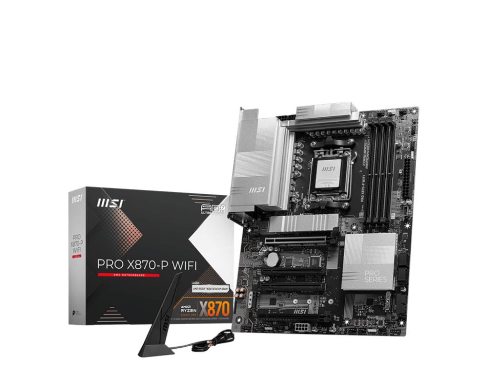 MSI PRO X870-P WIFI motherboard AMD X870E Socket AM5 ATX pamatplate, mātesplate