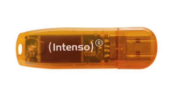 Intenso pendrive USB RAINBOW LINE ORANGE 64GB USB Flash atmiņa