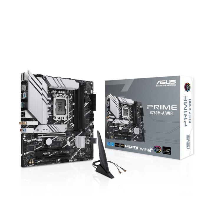 ASUS PRIME B760M-A WIFI LGA 1700 4xDDR5 pamatplate, mātesplate