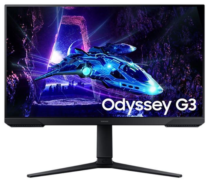 Samsung Odyssey G3 | With stand | S24DG302EU | 24 in | VA | Full HD (1080p) 1920 x 1080 at 180 Hz | 250 cd/m² | HDMI, DisplayPort | Height, monitors