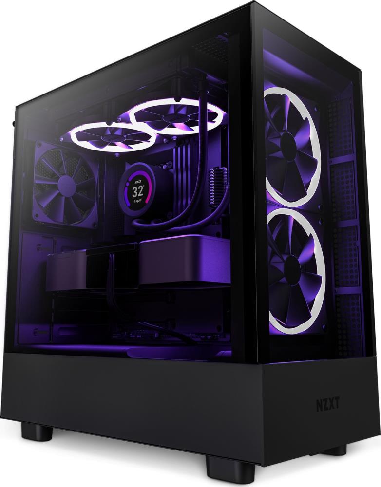 NZXT H5 Elite Tempered Glass, matte black Datora korpuss