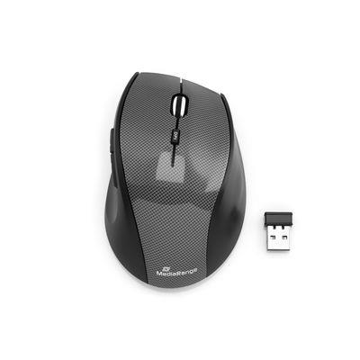 Mouse MediaRange Highline optiskā 5 Tasten schnurlos carb/bl aksesuārs portatīvajiem datoriem