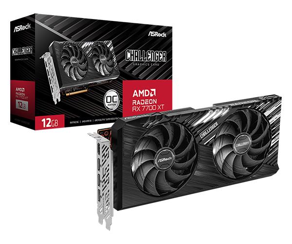 ASRock Challenger Radeon RX 7700 XT 12GB OC 12GB video karte