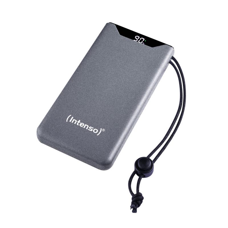 Intenso Powerbank F10000 Grey 10000 mAh incl. USB-C to Type-C Powerbank, mobilā uzlādes iekārta