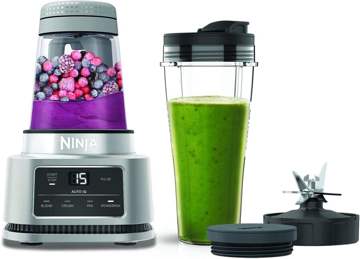 Ninja CB100EU blender 0.7 L Tabletop blender 1100 W Black, Stainless steel Mikseris