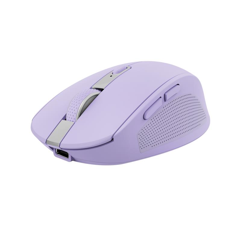 MOUSE USB OPTICAL WRL OZAA/PURPLE 25384 TRUST 25384 (8713439253849) Datora pele