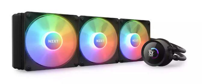 NZXT water cooling Kraken 360 RGB LCD ventilators