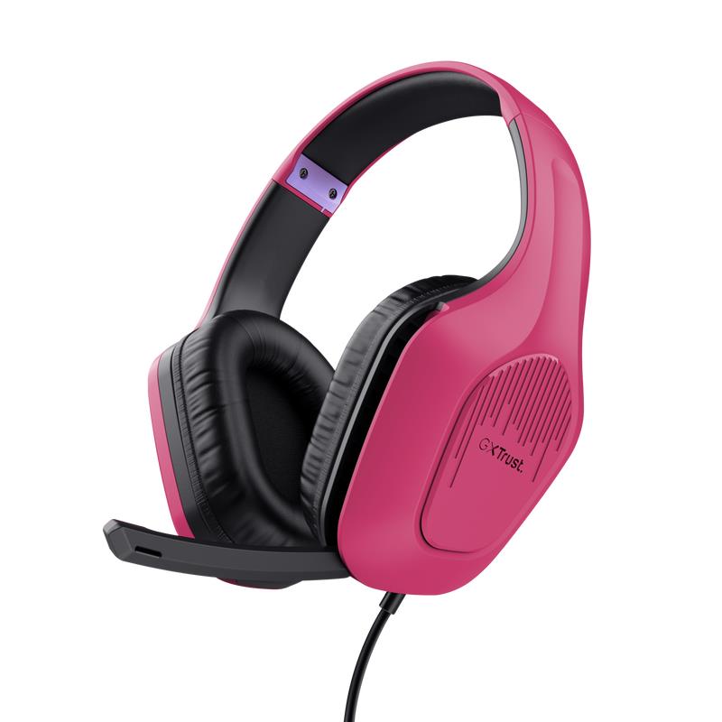 HEADSET GXT415P ZIROX/PINK 24992 TRUST 24992 (8713439249927) austiņas