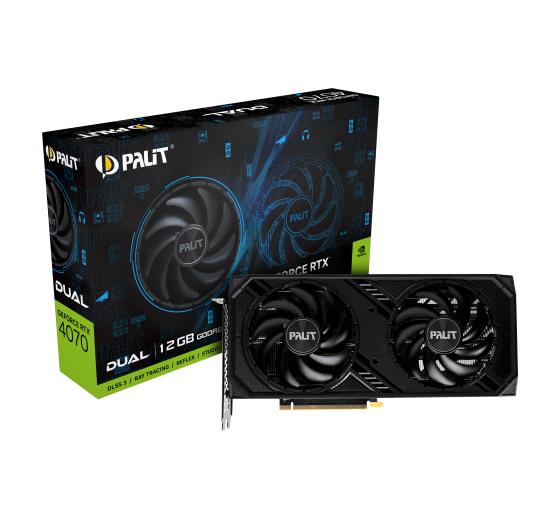 VGA PCIE16 RTX4070 12GB GDDR6/NE64070019K9-1048D PALIT video karte