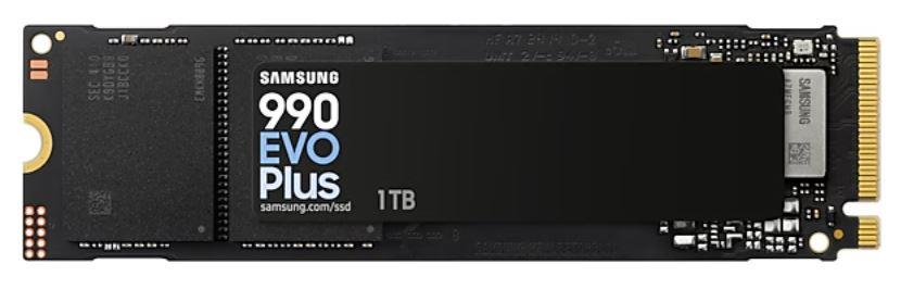 SSD|SAMSUNG|990 EVO Plus|1TB|M.2|PCIe Gen5|NVMe|TLC|Write speed 6300 MBytes/sec|Read speed 7150 MBytes/sec|2.38mm|TBW 1200 TB|MZ-V9S1T0BW MZ-V9S1T0BW (8806095575674) JOINEDIT66331737