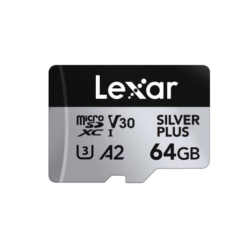 Lexar Professional SILVER PLUS microSDXC UHS-I Card 64 GB USB Flash atmiņa