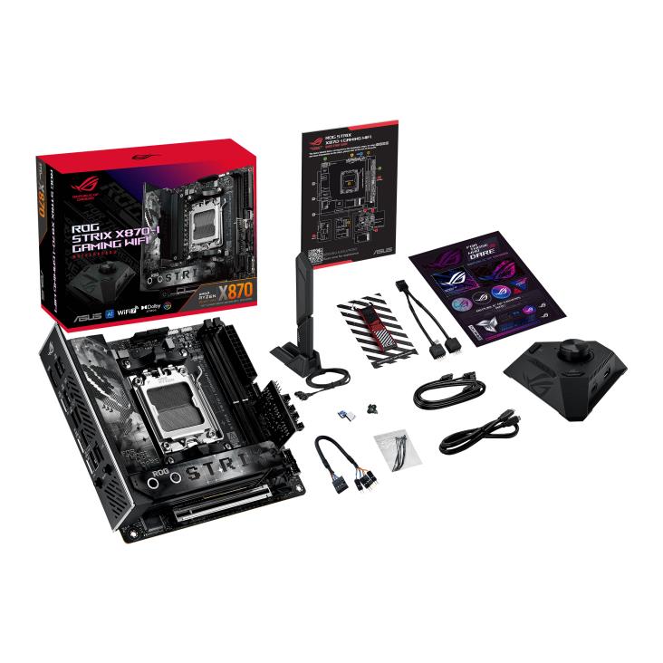 Mainboard|ASUS|AMD X870|SAM5|Mini-ITX|Memory DDR5|Memory slots 2|1xPCI-Express 4.0 16x|1xPCI-Express 5.0 16x|2xM.2|1xHDMI|3xUSB 3.0|4xUSB 3. pamatplate, mātesplate