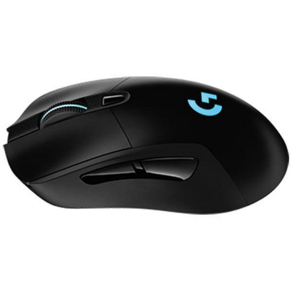 Logitech G703 LIGHT SPEED, mouse (black, with HERO 16K sensor) Datora pele