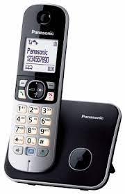 Panasonic KX-TG6811FXB Cordless phone, Silver Black telefons