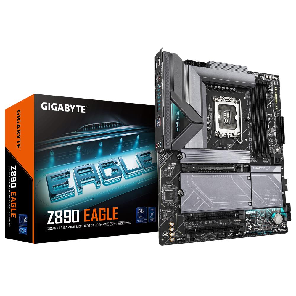 Gigabyte Z890 EAGLE motherboard pamatplate, mātesplate