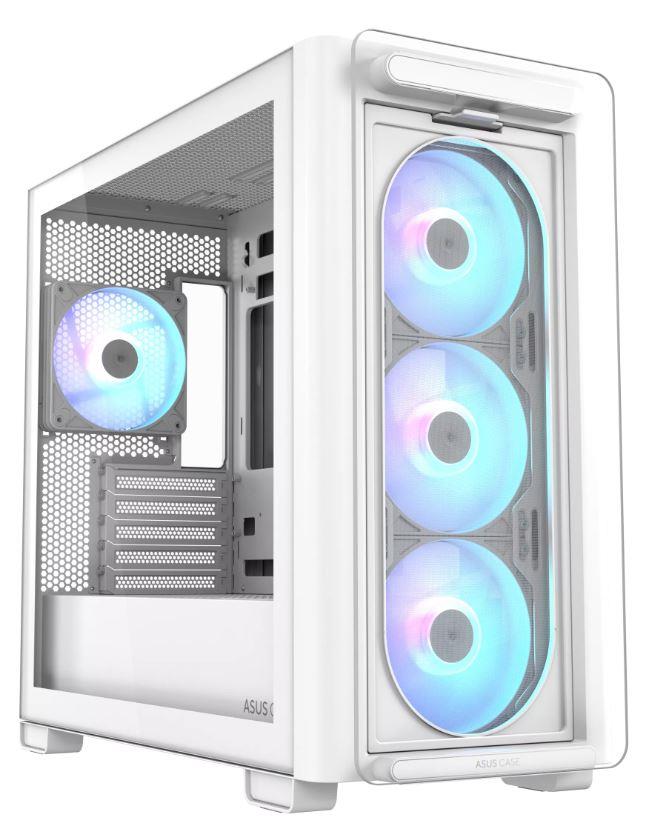 Case|ASUS|A23 PLUS|MidiTower|Case product features Transparent panel|MicroATX|MiniITX|Colour White|A23PLUSTG/ARGBWHITE A23 PLUS TG/ARGB WHIT Datora korpuss