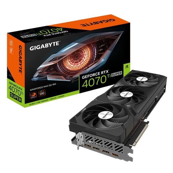 Graphics Card|GIGABYTE|NVIDIA GeForce RTX 4070 Ti SUPER|16 GB|GDDR6X|256 bit|PCIE 4.0 16x|GPU 2655 MHz|Triple slot Fansink|1xHDMI|3xDisplayP video karte