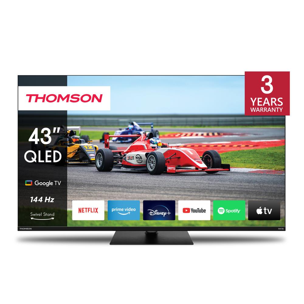 Thomson 43QG7C14 QLED 43'' 4K Ultra HD Google TV LED Televizors