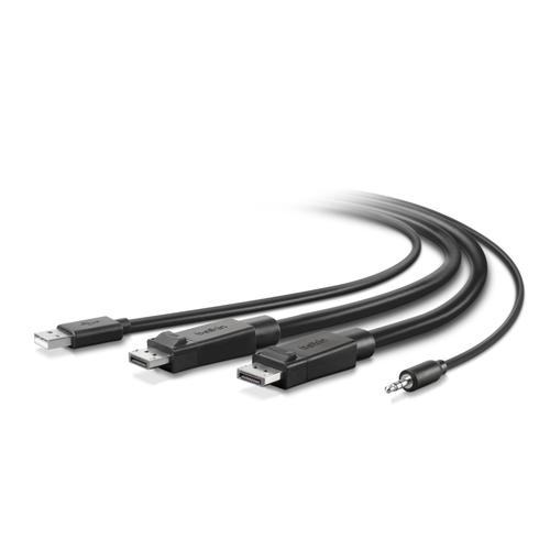 Secure KVM Combo Cable - Tastatur- / Video- / Maus- / Audio-Kabel - TAA-konfo... adapteris