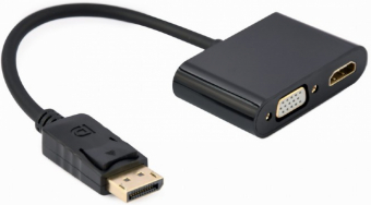 Adapter DisplayPort to HDMI + VGA adapteris