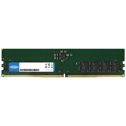 ORIGIN STORAGE 16GB DDR5 4800MHZ UDIMM 1RX8 NON-ECC 1.1V operatīvā atmiņa