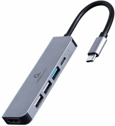 Adapter USB-C 5in1, PD, HDMI, USB 3.1, USB 2.0x2 USB centrmezgli