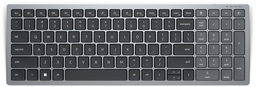 Dell Keyboard KB740 - Titanium Gray klaviatūra