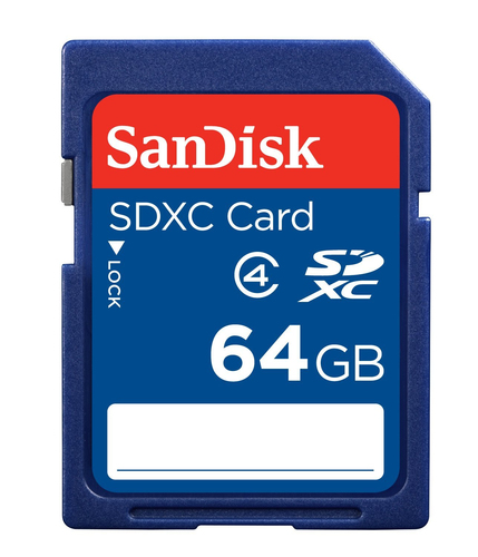 SanDisk  SDSDB-064G-B35 (64 GB; Class 4) atmiņas karte