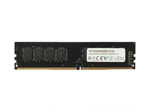 V7 4GB DDR4 2400MHZ CL17 NON ECC DIMM PC-419200 1.2V 288PIN X16 operatīvā atmiņa