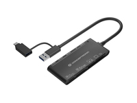 CONCEPTRONIC Card Reader USB3.0+/C SD,MicroSD,MMC,M2,CF   sw karšu lasītājs