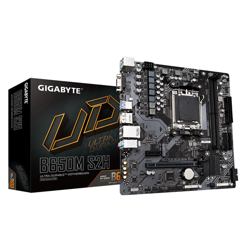 GIGABYTE B650M S2H AM5 MB pamatplate, mātesplate