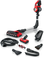 Bosch BCS711PET stick vacuum/electric broom Battery Dry Bagless 0.3 L Black, Red 3 Ah Putekļu sūcējs